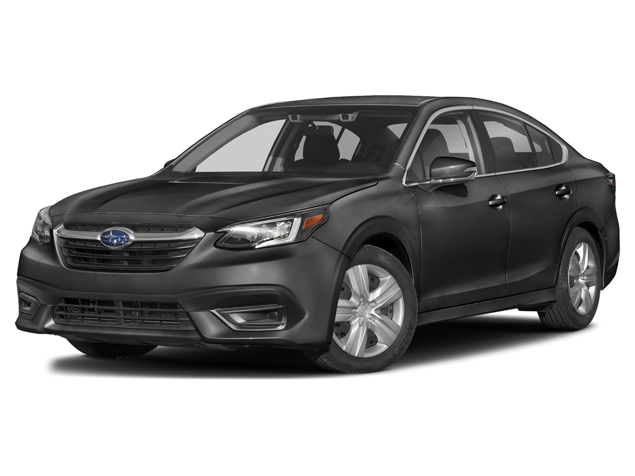 2020 Subaru Legacy Base in Magnetite Gray Metallic — front three-quarter view