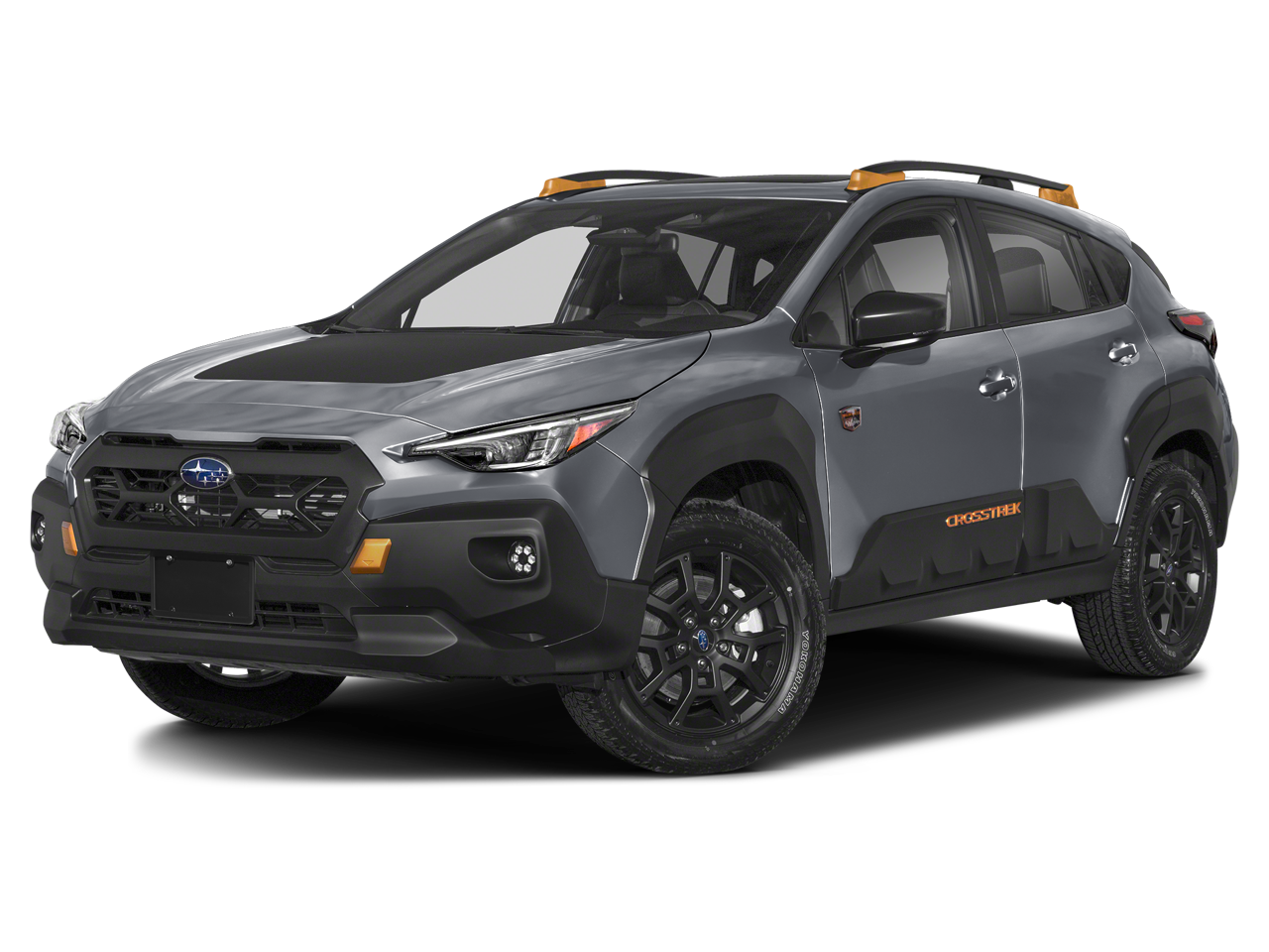 2024 Subaru Crosstrek Wilderness in Magnetite Gray Metallic — front three-quarter view