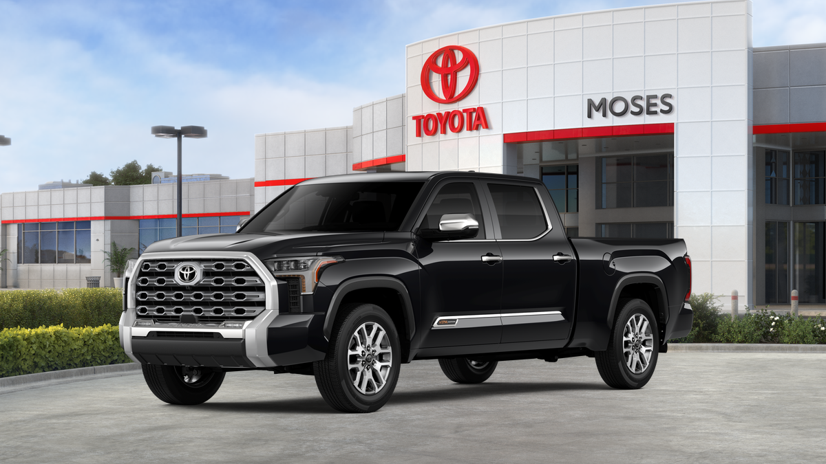 2026 Toyota Tundra 1794 Edition in Midnight Black Metallic — front three-quarter view