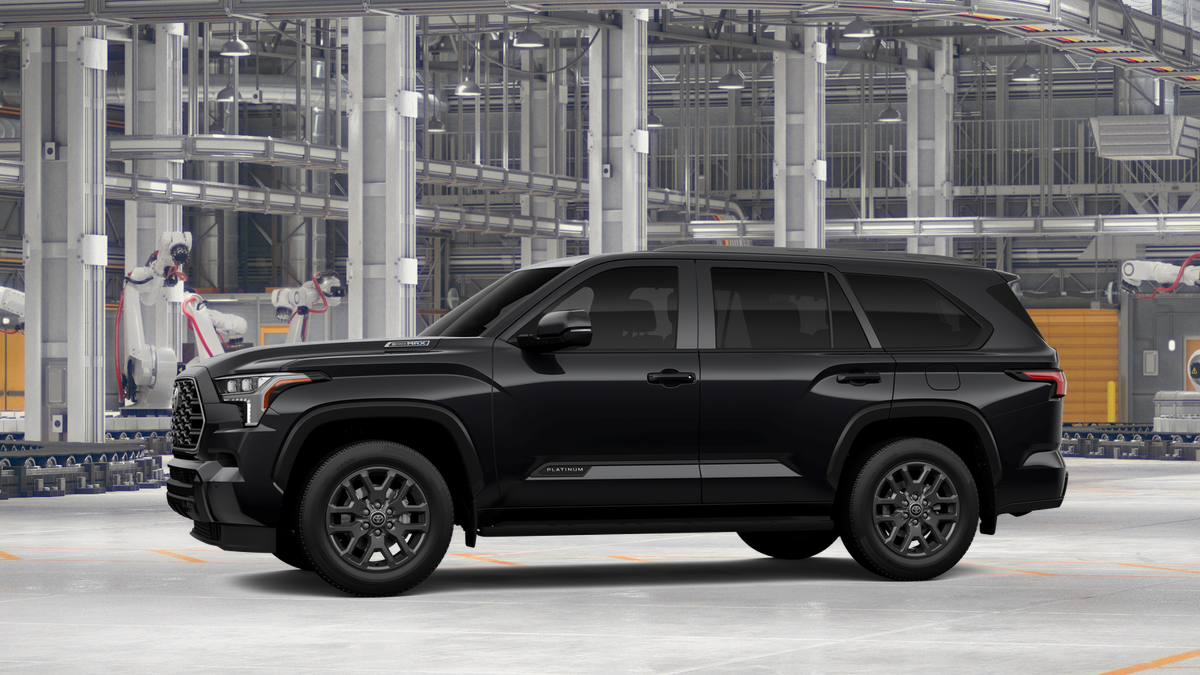 2026 Toyota Sequoia — rear three-quarter view