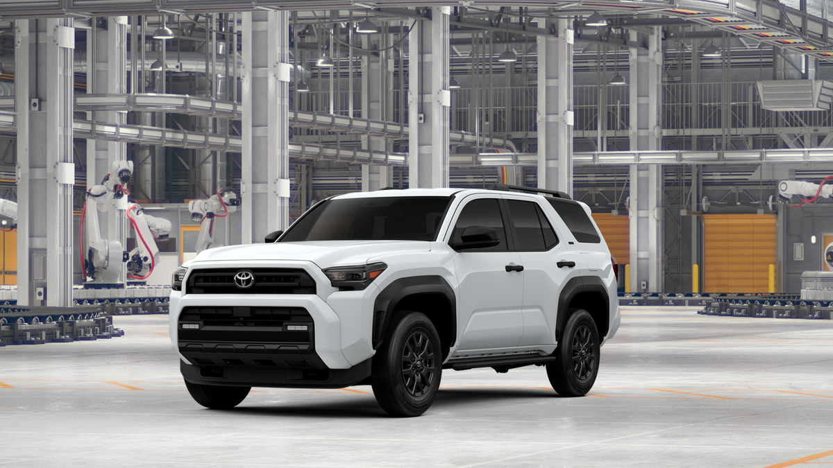2026 Toyota 4Runner SR5 in Ice Cap — front three-quarter view